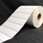 White Direct Thermal Paper Labels - 0.9375" x 0.9375" - LA-DT166-4A1CP