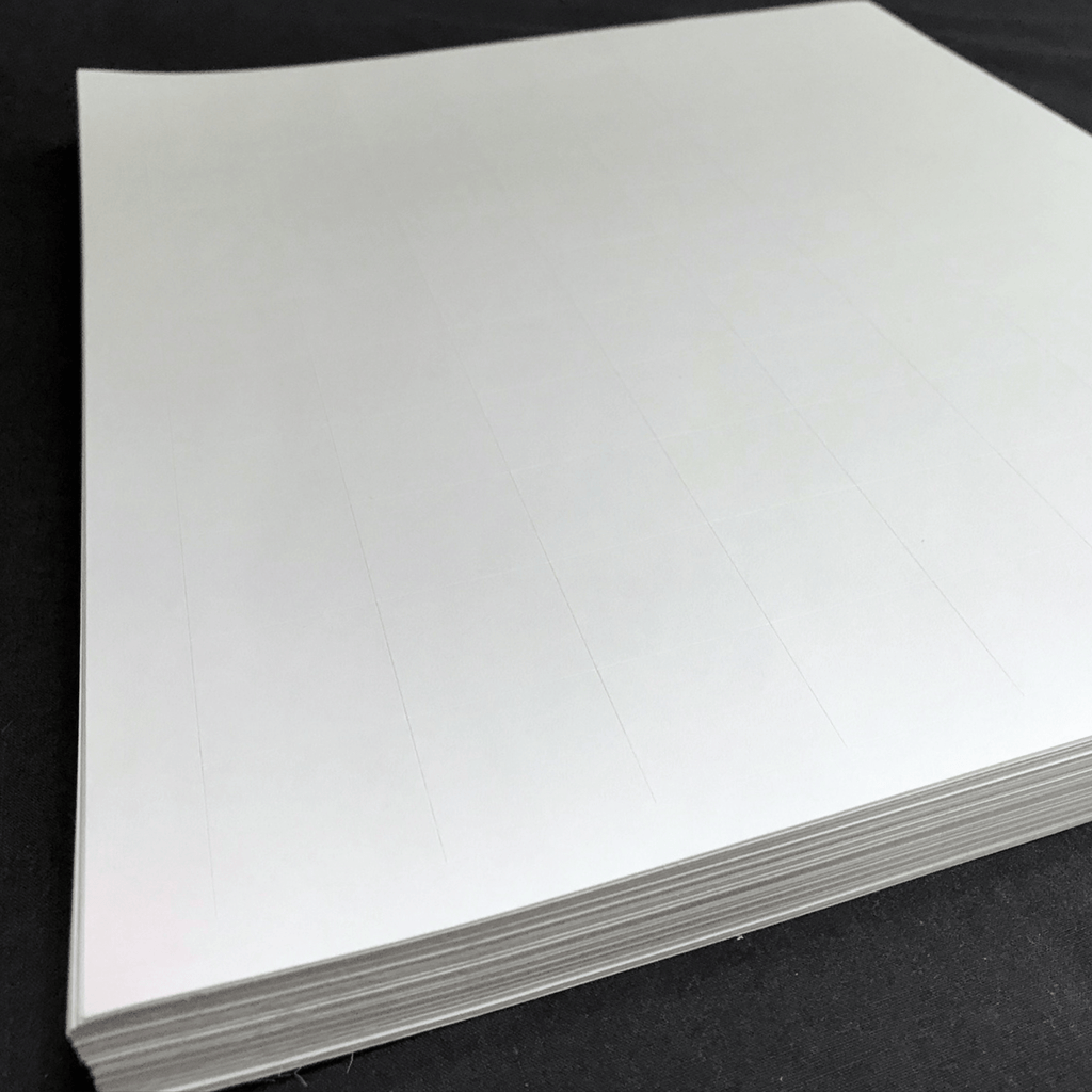  100 Sheets White Shimmer Cardstock 8.5 x 11